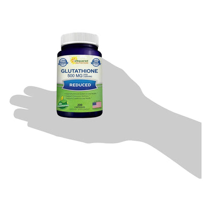 Glutatión 500 Mg Antioxidante Salud Hígado Piel 200 Cápsulas Vegano