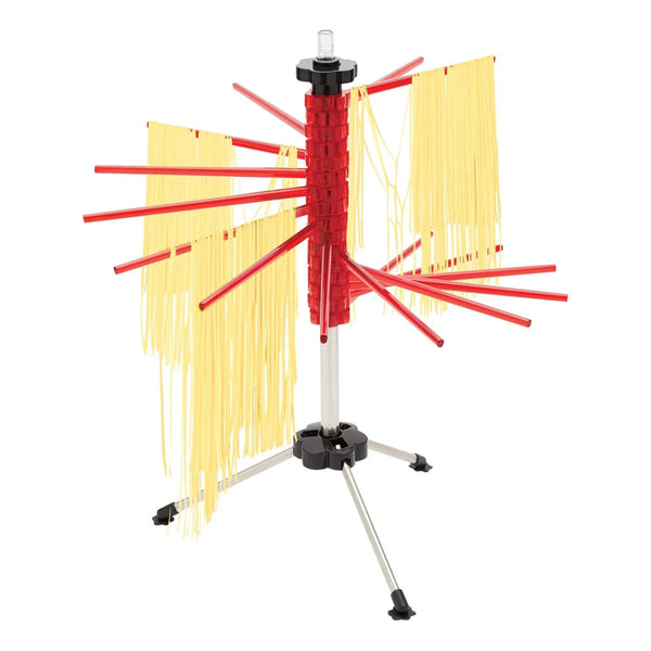 Estante De Secado De Pasta Plegable Fox Run Rojo 47 Cm Ahorra Espacio Y Tiempo