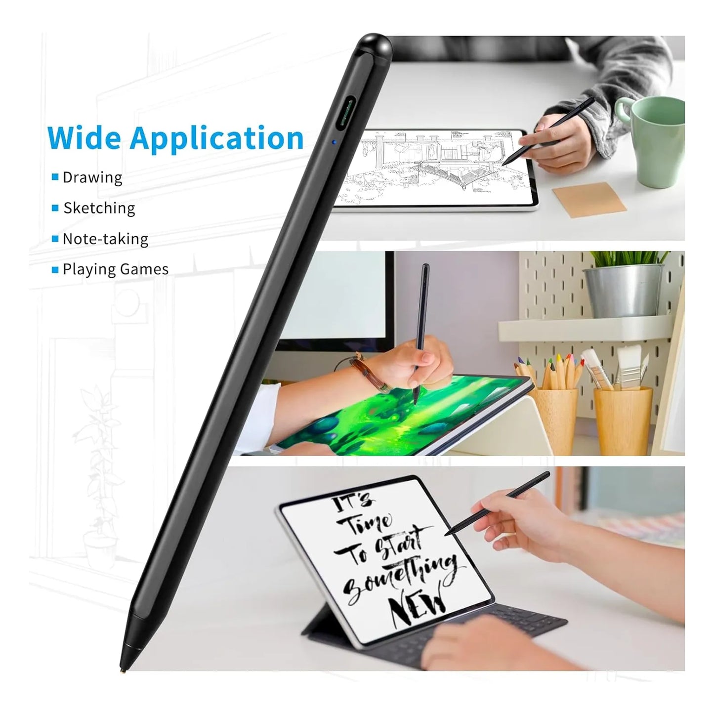 Lápiz Óptico Activo Para Lenovo Ideapad Flex 5 7 3 Precisión Profesional Y Batería Recargable