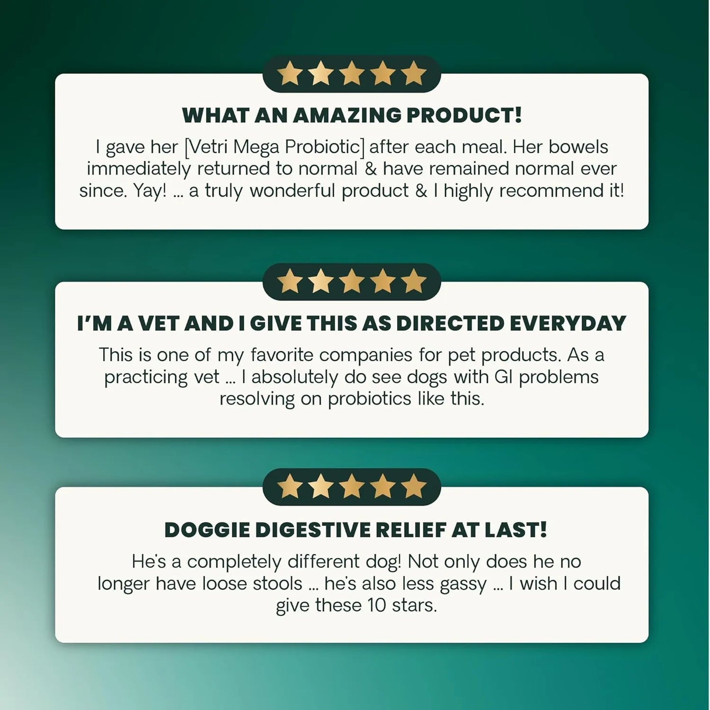 Mega Probiotic Para Perros Y Gatos 120 Capsulas VetriScience Laboratories Suplemento Digestivo
