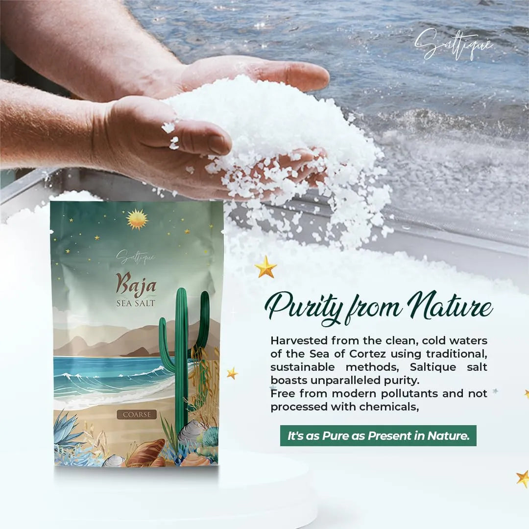 Sal Marina Baja Gruesa 450g 90 Minerales Natural Hidratante Y Nutritiva