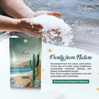 Sal Marina Baja Gruesa 450g 90 Minerales Natural Hidratante Y Nutritiva