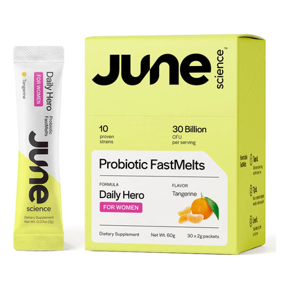 Polvo Preprobiótico Fast Melt Para Mujer Sabor Mandarina 30 Sobres Salud Digestiva