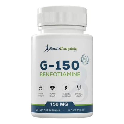 Benfotiamina 150Mg 120 Capsulas Por Botella Paquete Triple Energia Y Bienestar