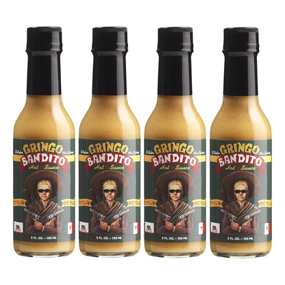Salsa Picante Amarillo Fuego 148ml Pack X4 Natural Sin Gluten Vegano
