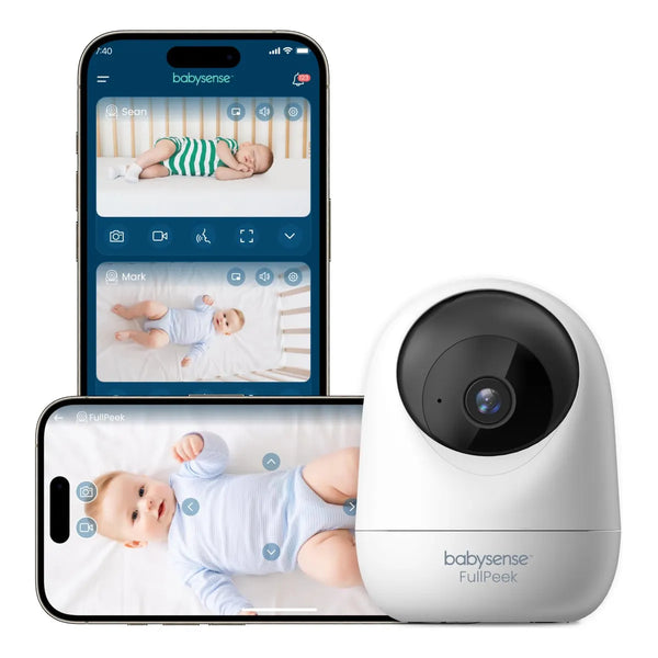 Monitor De Video Para Bebes 3 Mp Camara Seguridad Wifi Vision Nocturna Audio Bidireccional