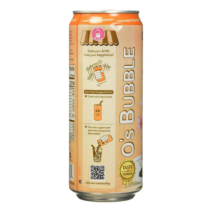 Bebida De Té De Burbujas Con Perlas Masticables 450 Ml Sabor Tailandés