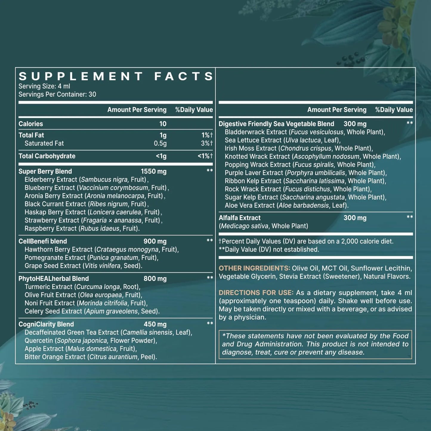 Suplemento De Polifenoles Liposomales Antioxidantes Con Mct Y Aceite De Oliva 27 Complejos