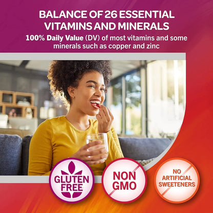 Multivitaminico Geritol 26 Vitaminas Minerales Hierro Antioxidantes Sin Gluten