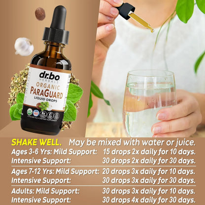 Liquido Organico Detox Intestinal Con Nuez Negra Y Ajenjo Limpiador Natural Para Digestión Y Flora Balance