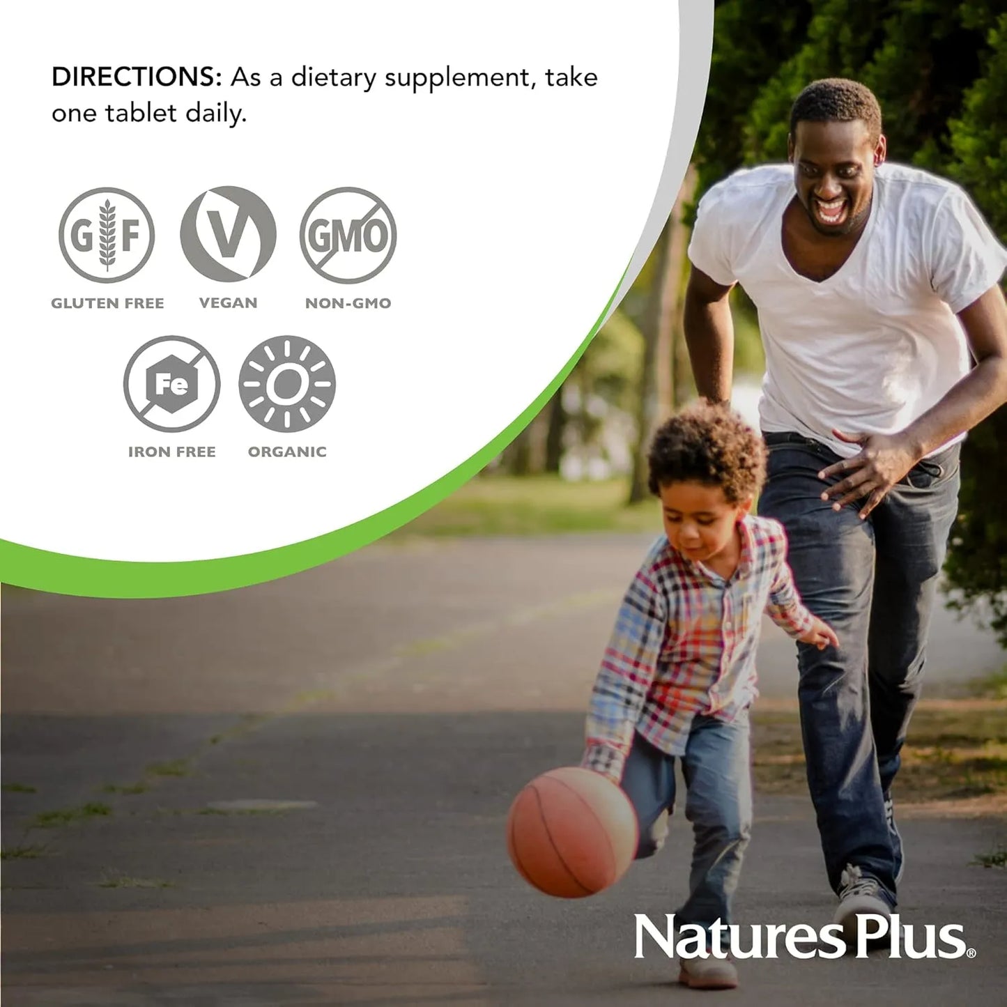 Multivitaminico Organico Diario Para Hombre Energia Pura 30 Tabletas Veganas