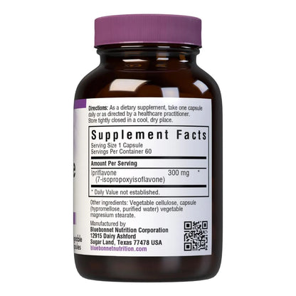 Ipriflavona 300 Mg Para Salud Ósea Fuente De Ostivona 60 Cáp