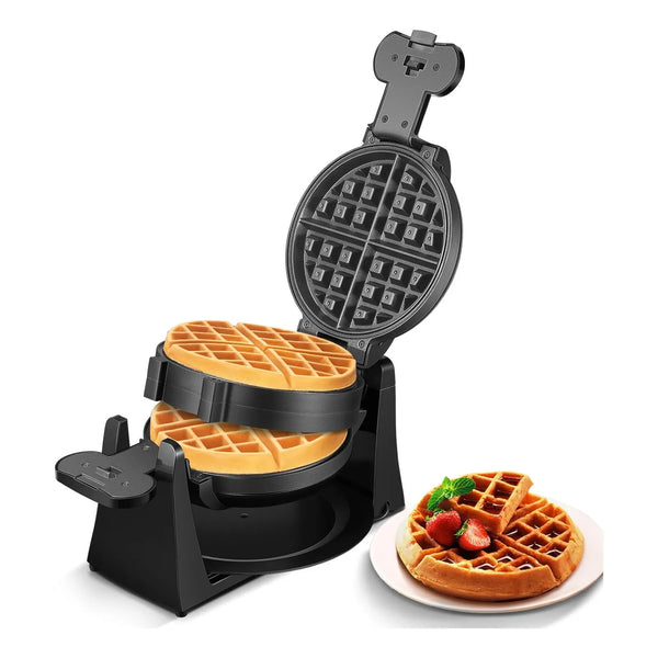 Gofrera Belga 180 Flip 1400W 8 Rebanadas Placas Antiadherentes