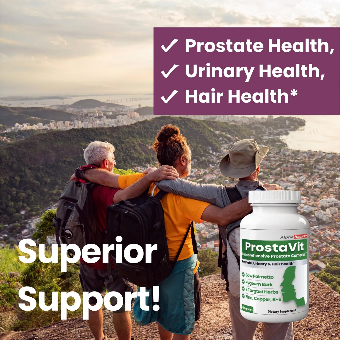 Prostavit Saw Palmetto Suplemento Salud Prostática Urinaria Y Capilar Para Hombres