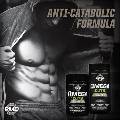 Omega Cuts Elite Formula Perdida De Grasa Y Definicion Muscular Con Cla Y Mct