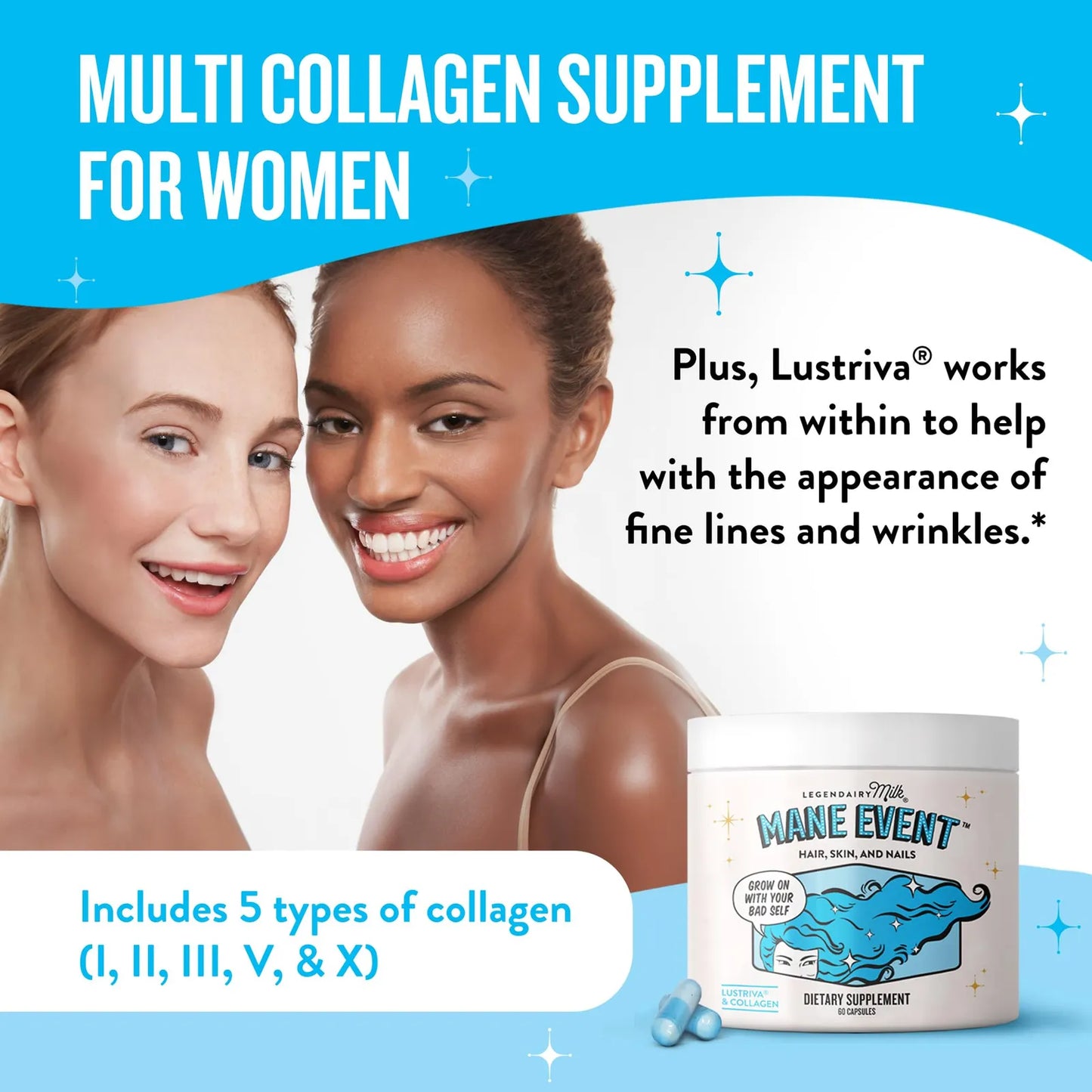 Vitaminas Mane Event Cabello Piel Uñas Con Colageno Y Biotina