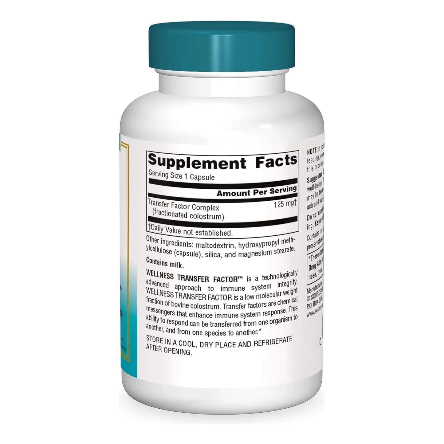 Factor De Transferencia Bienestar Apoyo Sistema Inmunologico 60 Capsulas Vegetarianas