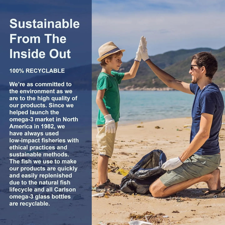 Aceite De Pescado Noruego Carlson Omega 3 Líquido 500 Ml - Imagen 8