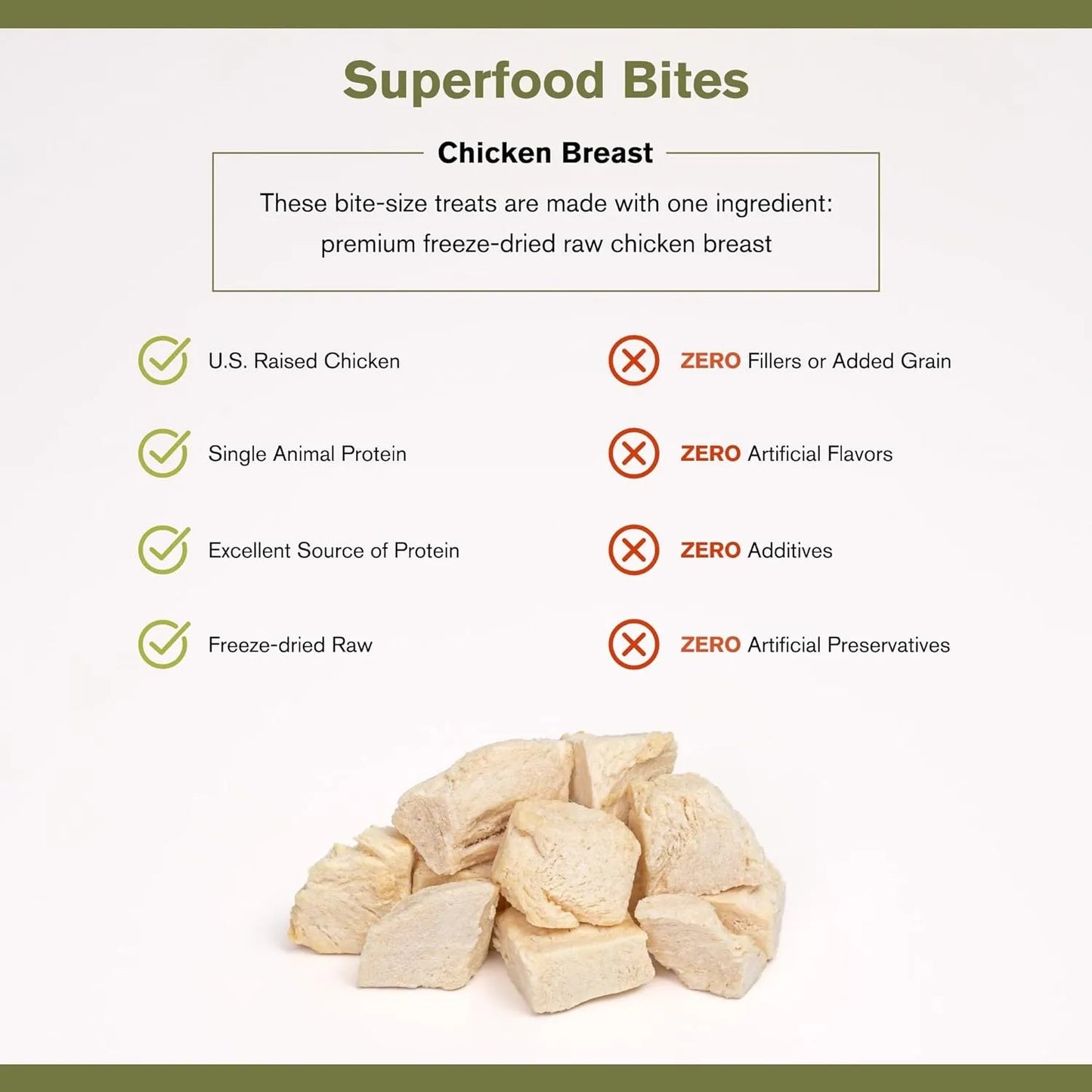 Bocaditos Liofilizados De Pechuga De Pollo Para Perros Snack Natural Y Nutritivo