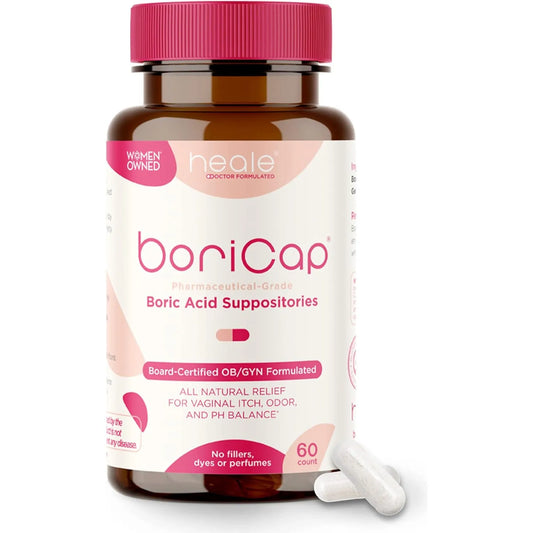 Supositorios Vaginales Acido Borico BoriCap 600 Mg Equilibra Ph Alivia Picazon Y Olor