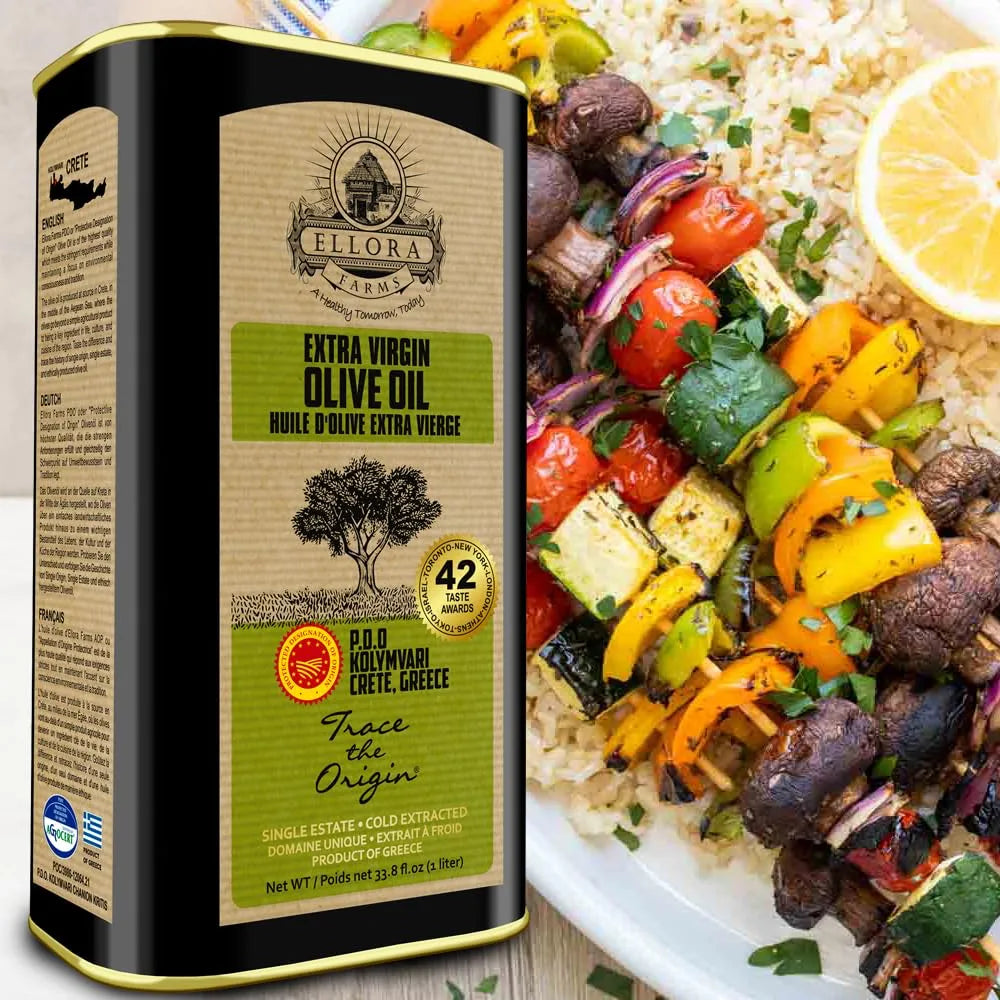 Aceite De Oliva Virgen Extra Primera Extracción Fría Ellora Farms DOP Grecia