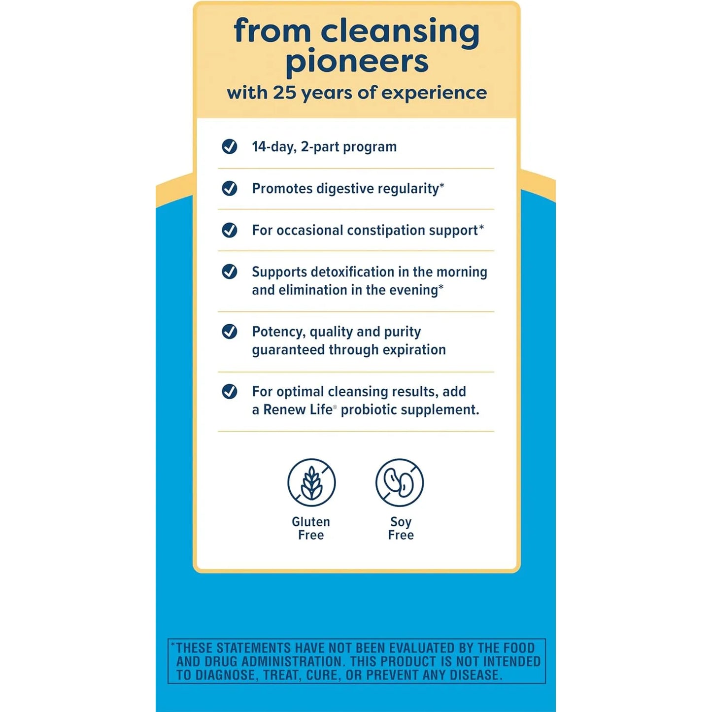Suplemento Renew Life Cleanse Smart Advanced Desintoxicacion 120 Capsulas