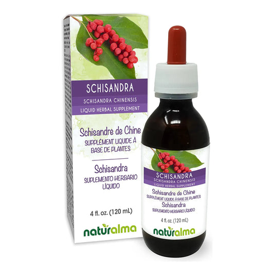 Tintura De Schisandra Chinensis Extracto Líquido Vegano Sin Alcohol 4 Oz