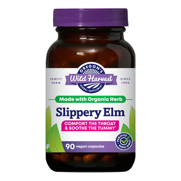 Cápsulas Orgánicas De Olmo Resbaladizo Oregon's Wild Harvest 90 Unidades