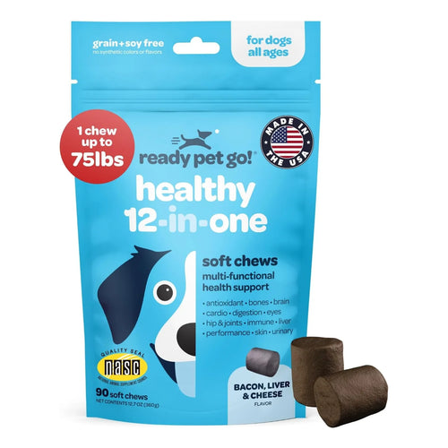 Multivitaminas Para Perros 12 En 1 Sabor Delicioso Salud Articulaciones Y Piel