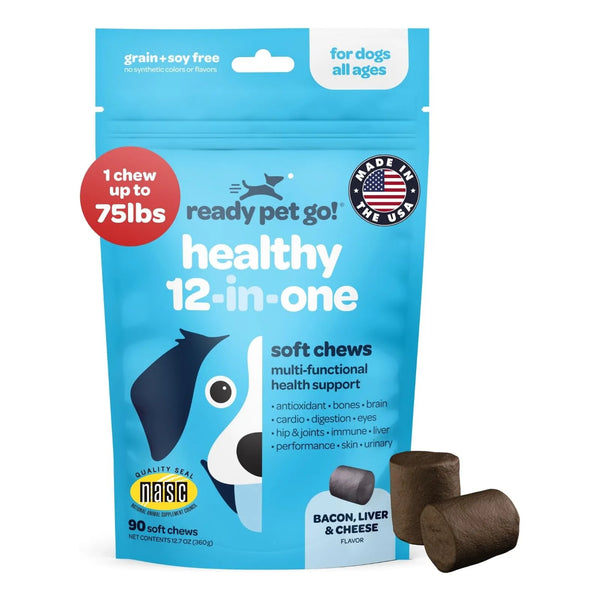 Multivitaminas Para Perros 12 En 1 Sabor Delicioso Salud Articulaciones Y Piel