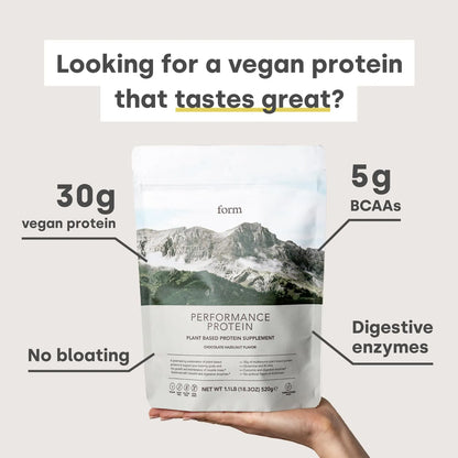 Proteína De Rendimiento Vegana En Polvo 30g Por Porción Con Bcaa Y Enzimas Digestivas