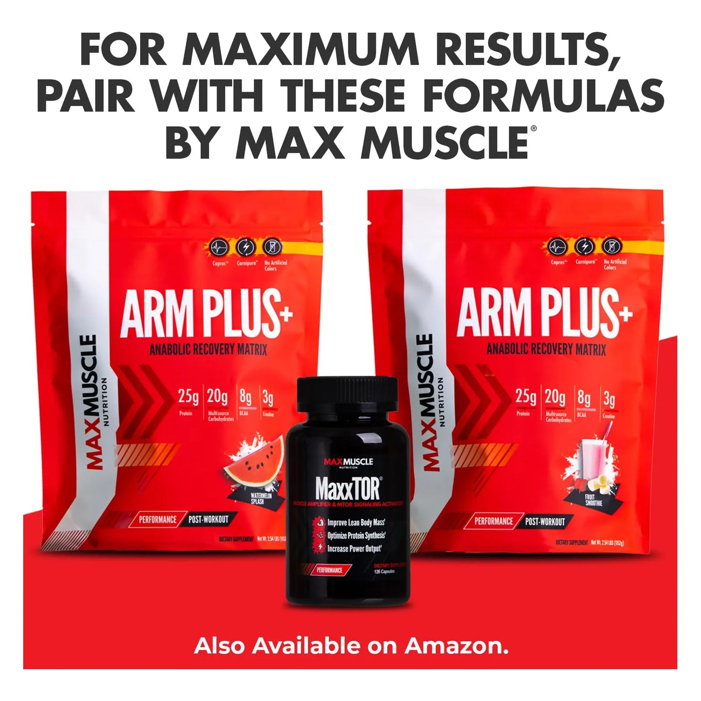 Maxpro Elite Proteina De Suero En Polvo 30g Sin Azucar Bcaa