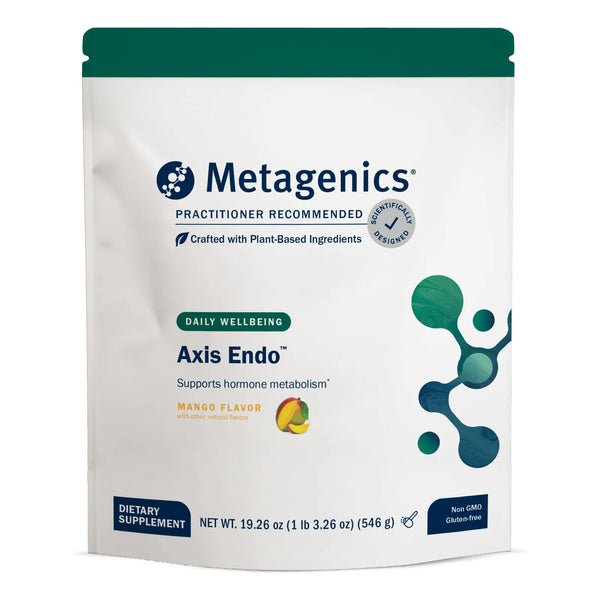 Axis Endo Polvo Equilibrio Hormonal Sabor Mango Apoyo Metabólico Y Óseo 14 Porciones