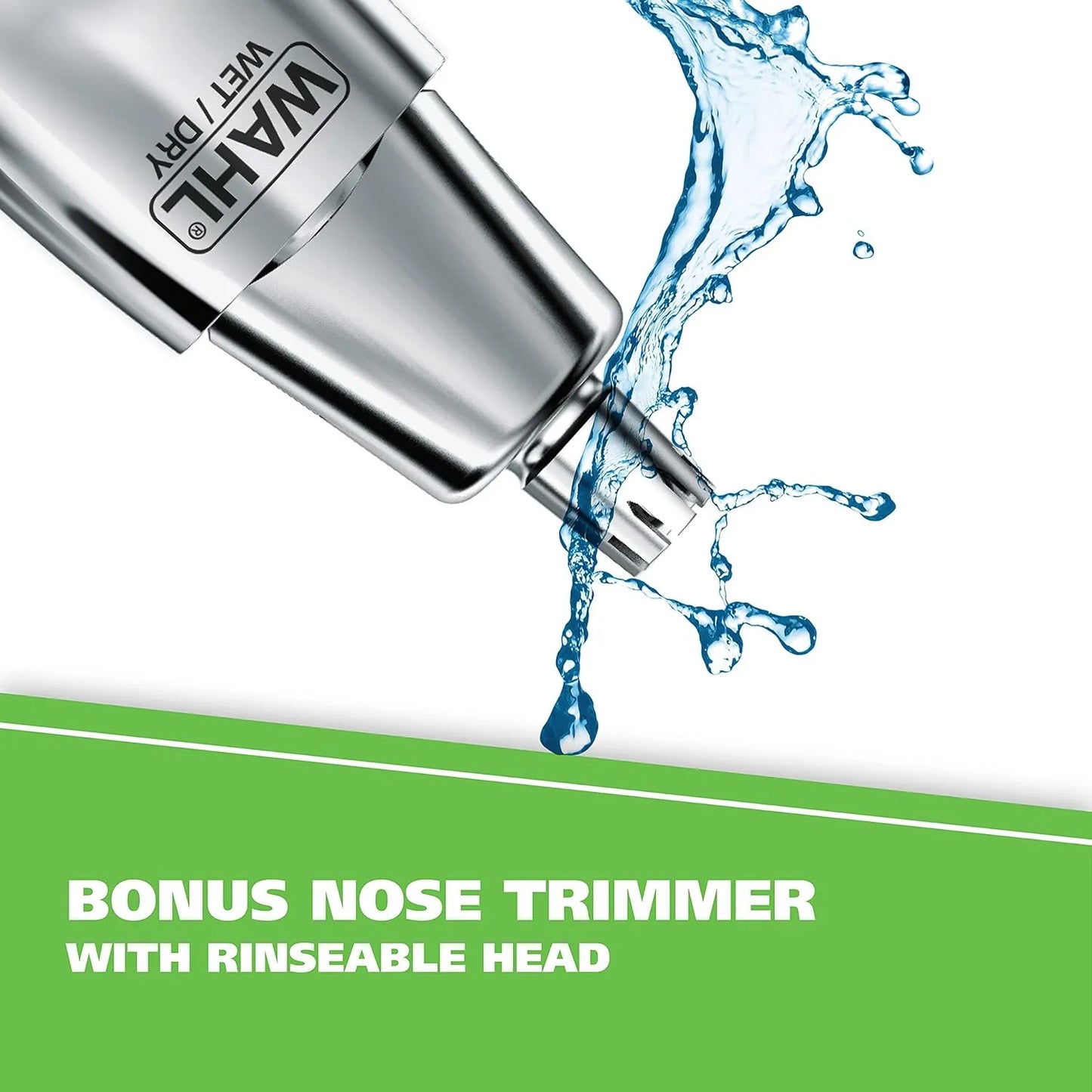 Recortadora Wahl Groomsman 5622 Recargable Para Barba Y Nariz Con 8 Peines