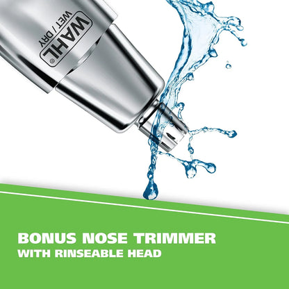 Recortadora Wahl Groomsman 5622 Recargable Para Barba Y Nariz Con 8 Peines