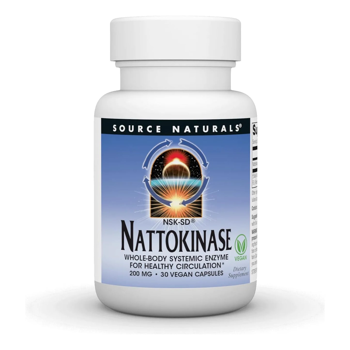 Nattoquinasa 200 Mg Enzima Sistémica Cápsulas Para Circulación Saludable