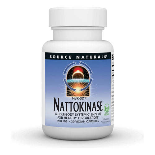 Nattoquinasa 200 Mg Enzima Sistémica Cápsulas Para Circulación Saludable
