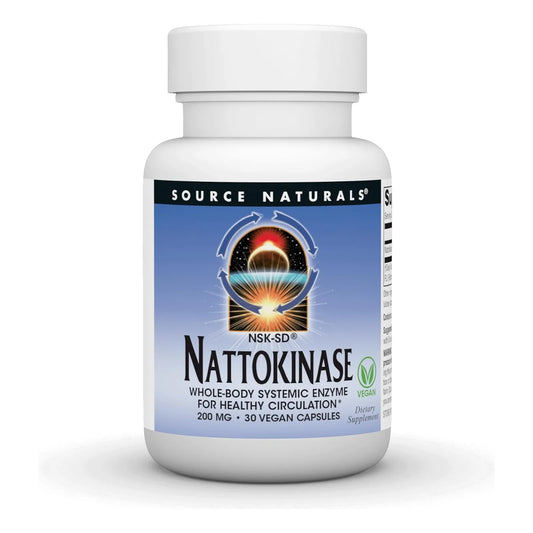 Nattoquinasa 200 Mg Enzima Sistémica Cápsulas Para Circulación Saludable