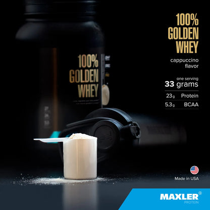 Proteína De Suero De Leche Dorada Polvo Alta Calidad 25 Gram Recuperación Muscular