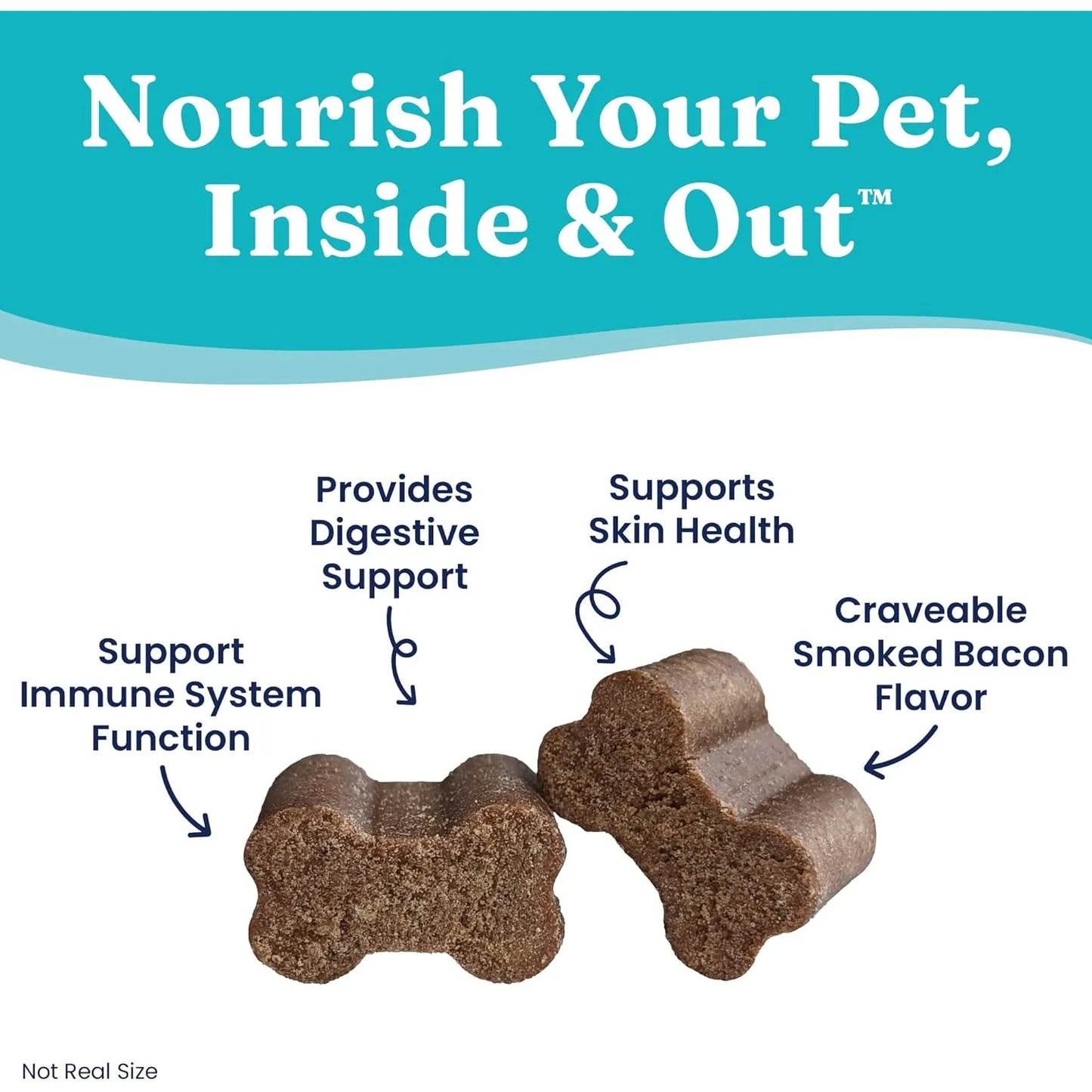 Multivitaminico Masticable Para Perros Con Vitaminas C A B12 E Probióticos
