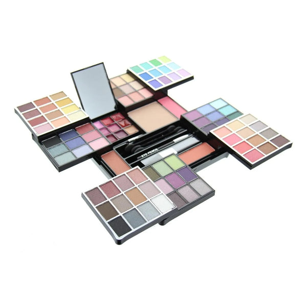 Kit Maquillaje Profesional 252 Colores Estuche Lujo Sombras Labiales