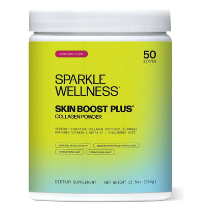 Sparkle Skin Boost Plus Suplemento Alimenticio Para Mejorar La Piel Con Colageno Y Acido Hialuronico