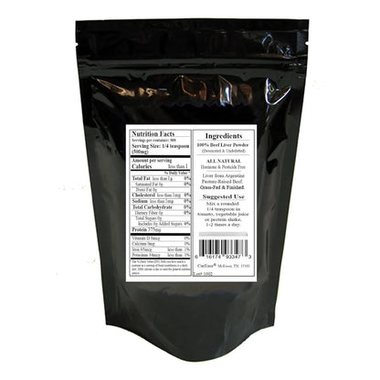 Polvo De Higado De Res Argentino Natural 454g Energia Y Nutricion