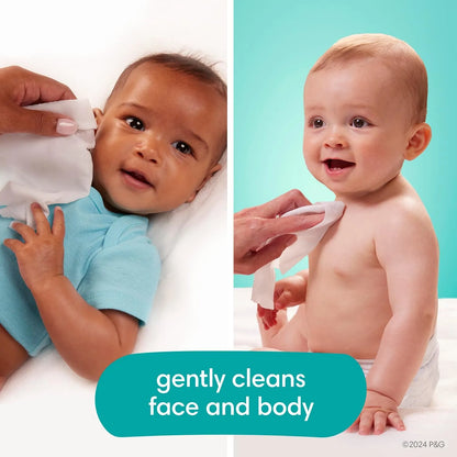 Toallitas Pampers Aqua Pure 896 Unidades Hipoalergénicas Sin Perfume