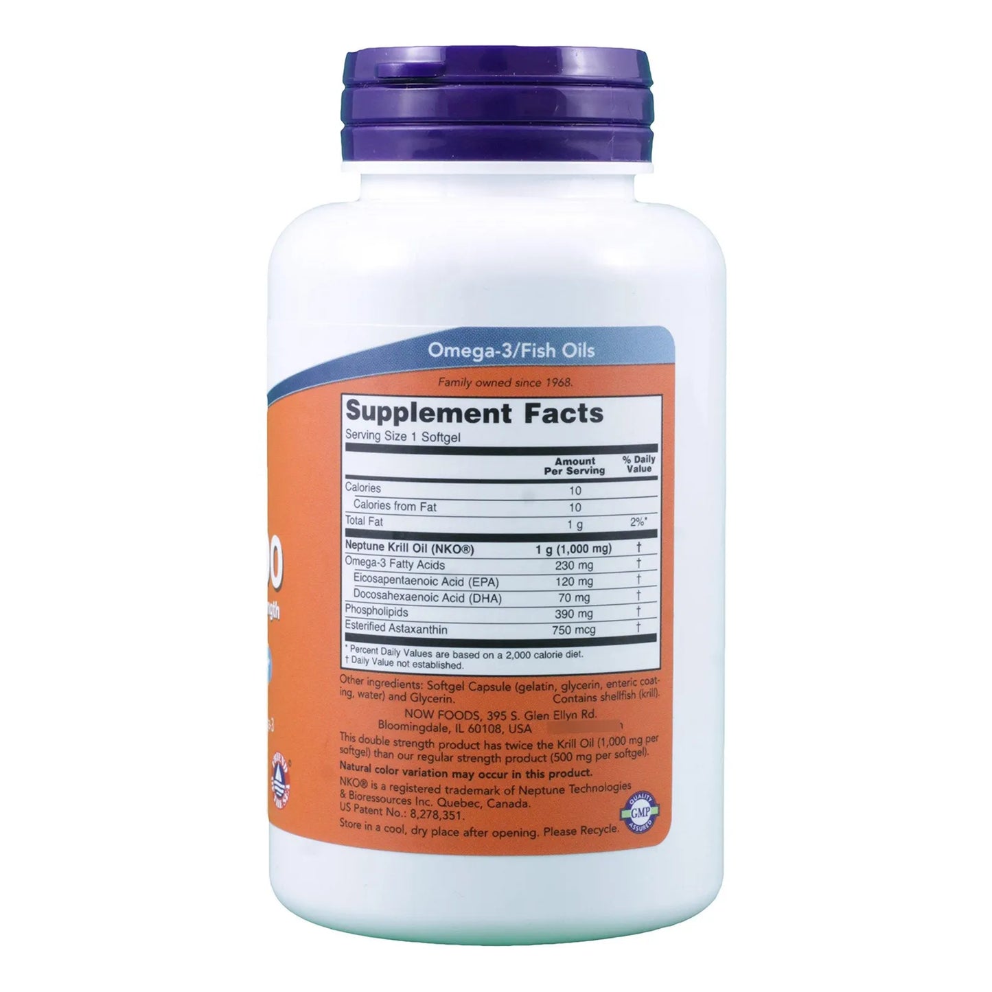 Aceite De Krill Neptune 1000 Mg 30 Capsulas Omega 3 Puro Con Recubrimiento Enterico