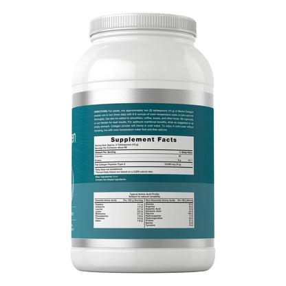 Polvo De Colageno Marino Hidrolizado 1000 Gramos Peptidos Tipo I Sin Sabor Keto Paleo