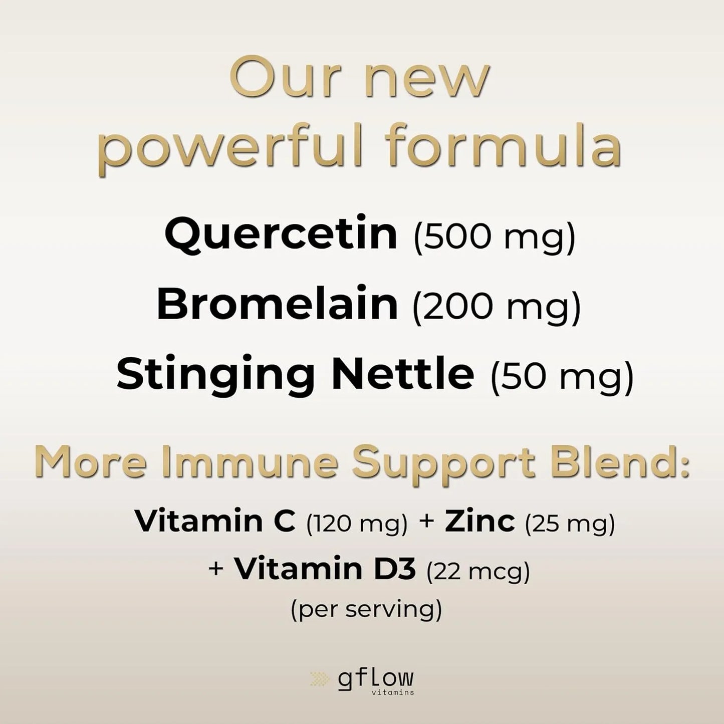 Quercetina 500 Mg Con Vitamina C Zinc Y Ortiga 120 Cápsulas Veganas Refuerza Sistema Inmunológico
