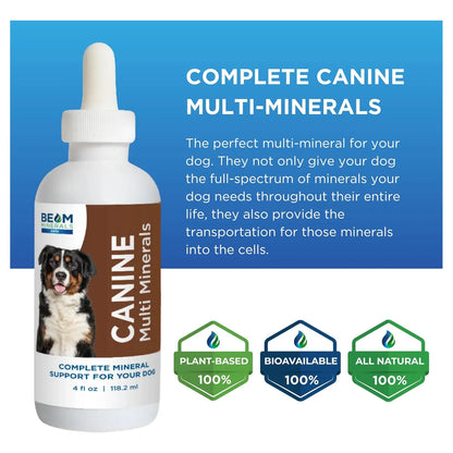 Minerales Caninos Completos Con Acido Humico Y Fulvico 4 Onzas Liquidas
