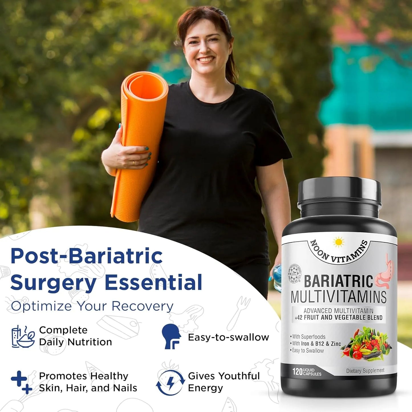 Multivitamínico Bariátrico Con Hierro Energía Y Recuperación 42 Superalimentos