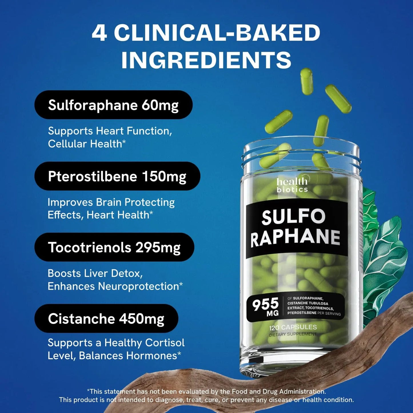 Suplemento De Sulforafano De Brotes De Brócoli Orgánico Detox Y Energía